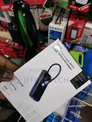 Lightning Hdmi Vga Sd Tf Card Reader Charger Hub - - thumbnail 2