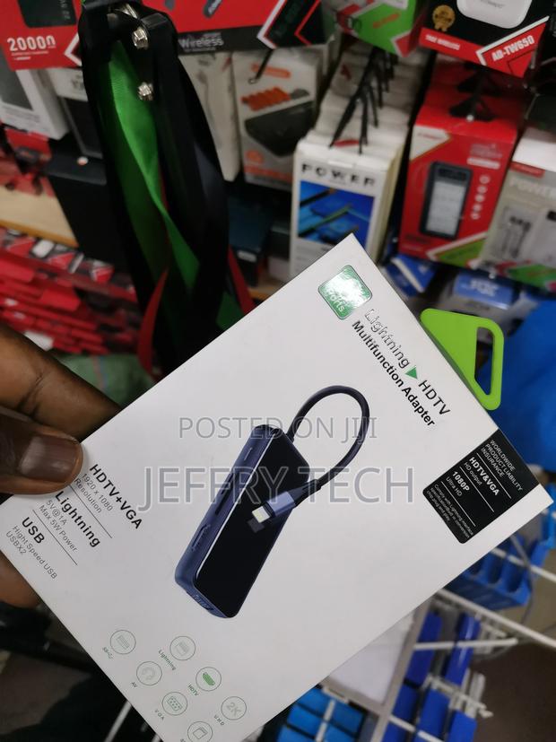 Lightning Hdmi Vga Sd Tf Card Reader Charger Hub - - main view