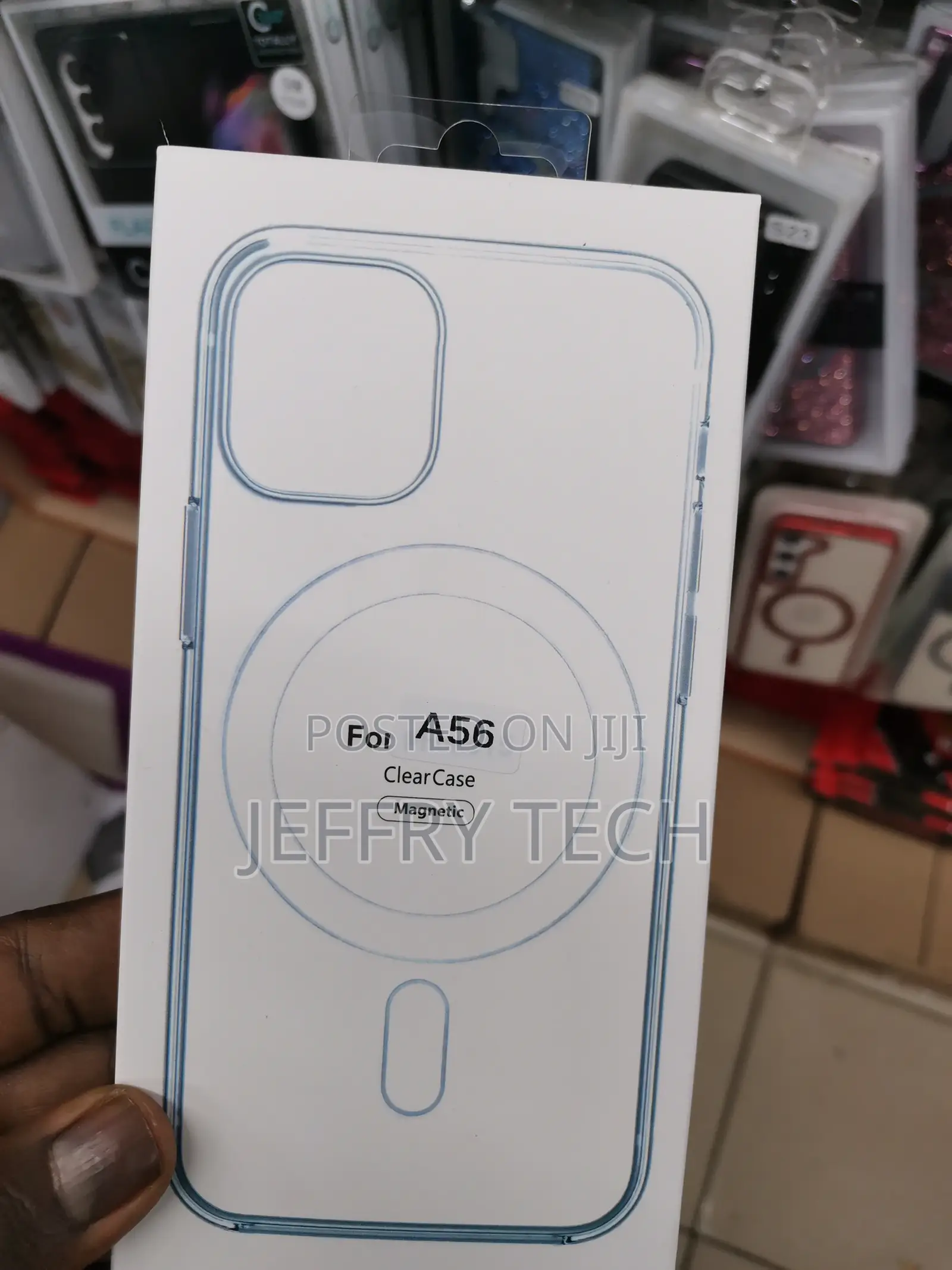 DMJHP Back Cover for Samsung Galaxy A56 5g (Transparent,