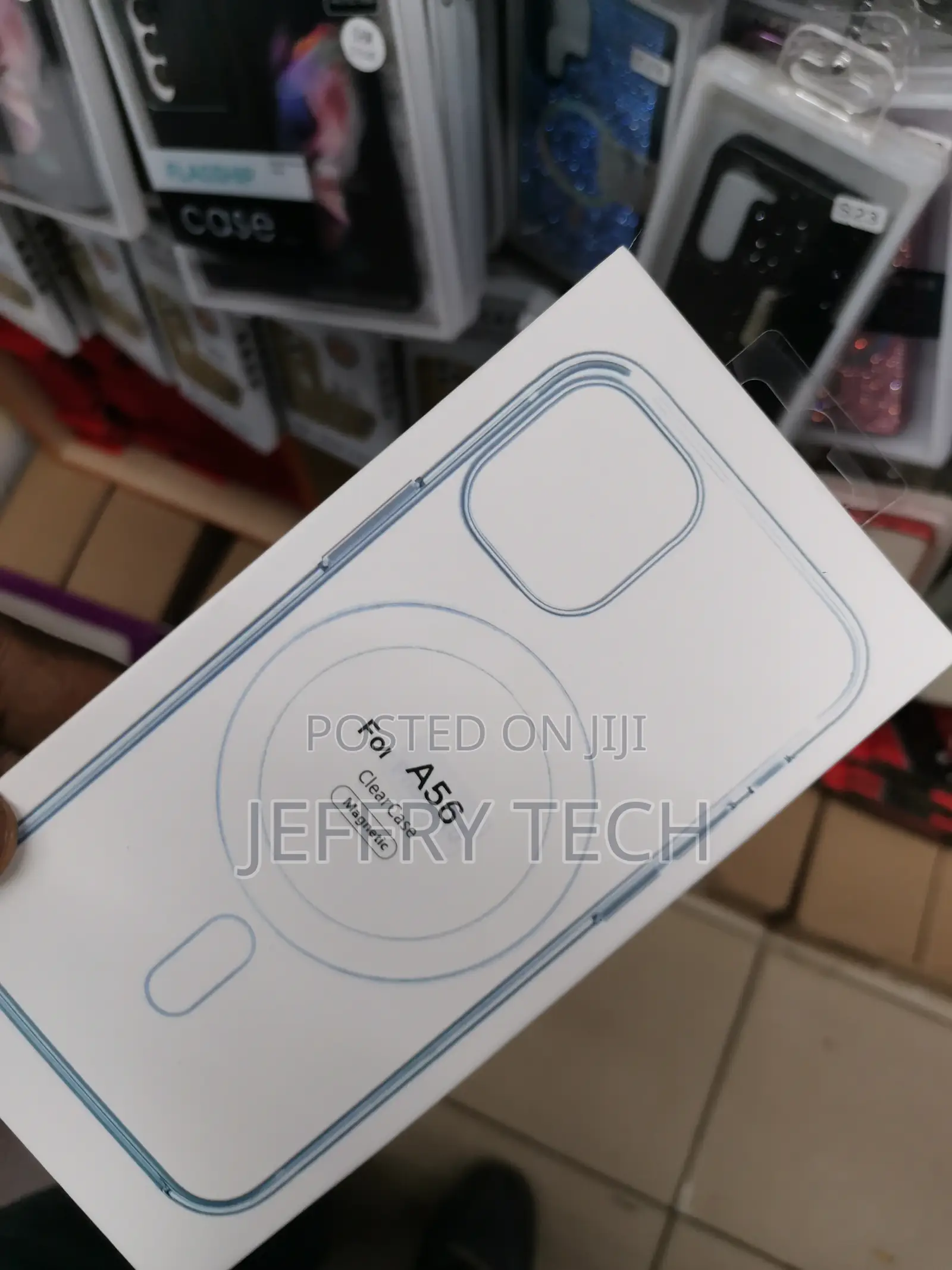 DMJHP Back Cover for Samsung Galaxy A56 5g (Transparent,