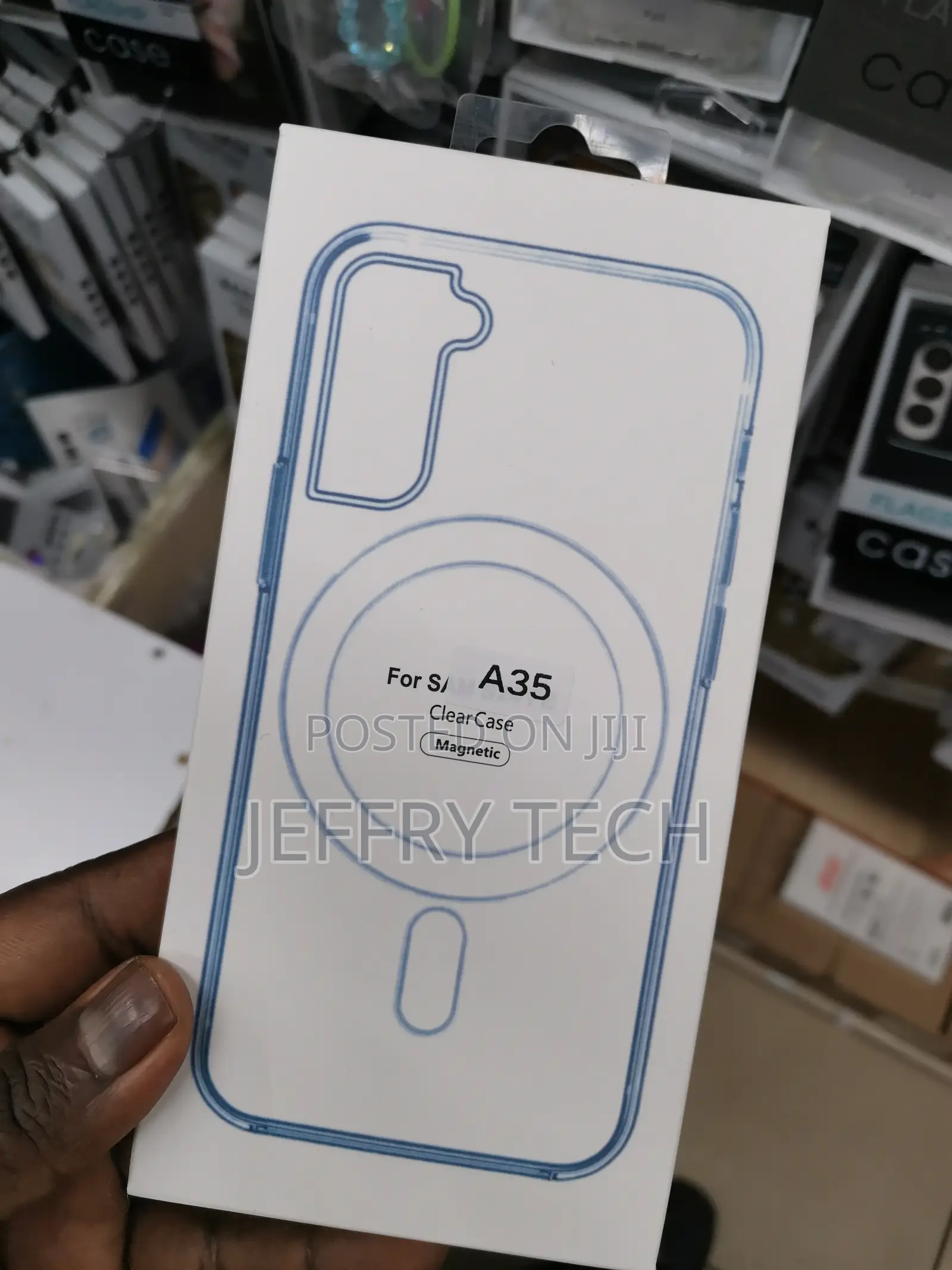 Pikkme Bumper Case for Samsung Galaxy A35 5g (Transparent)
