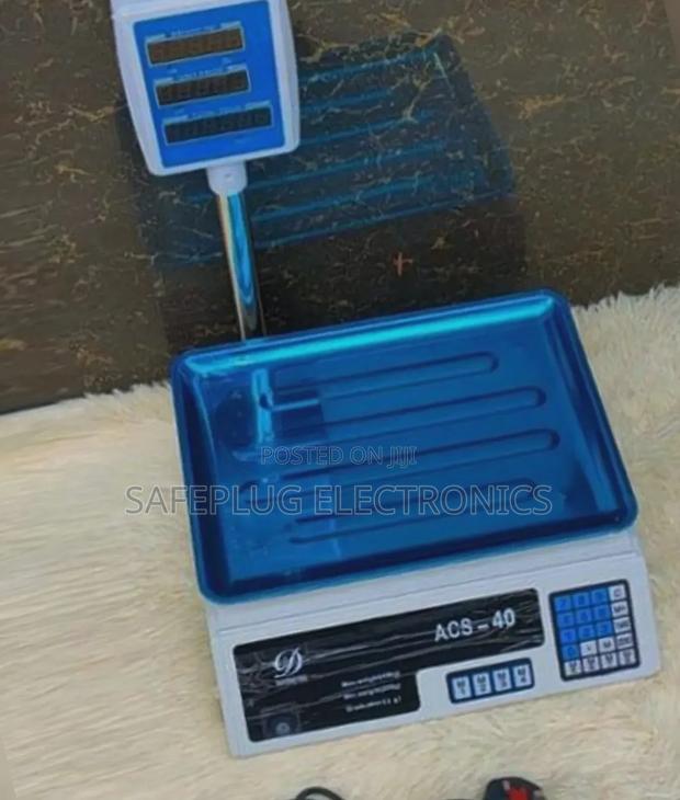 40 KGS - Digital Computing Weighing Scale With Arm - main view