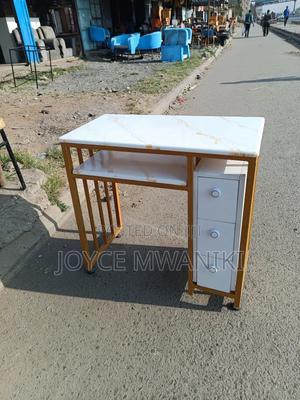 Marble Nails Table, With 3 Drawers - thumbnail 2