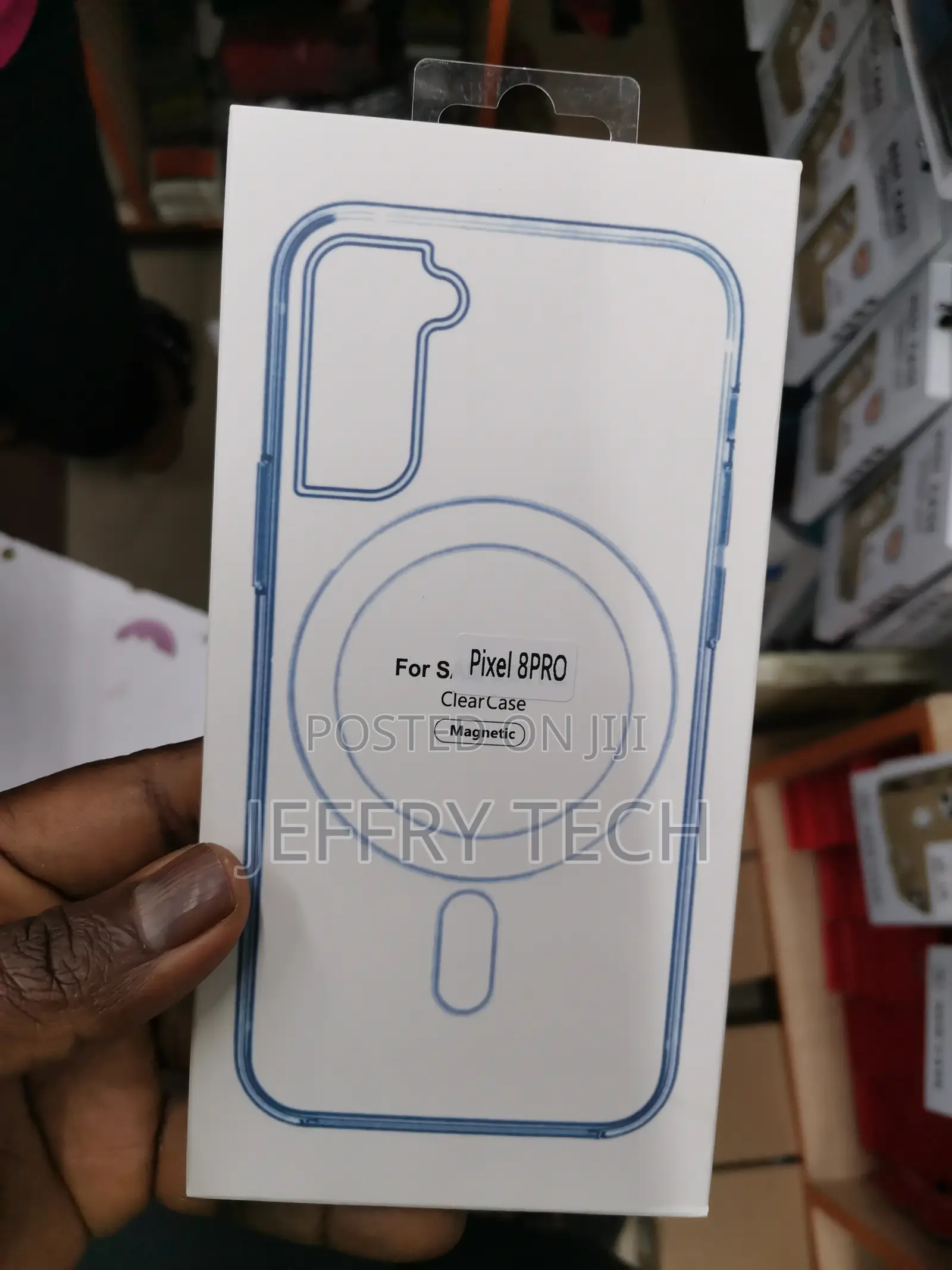 Welfo Back Cover for Google Pixel 8 Pro (Transparent, Silico