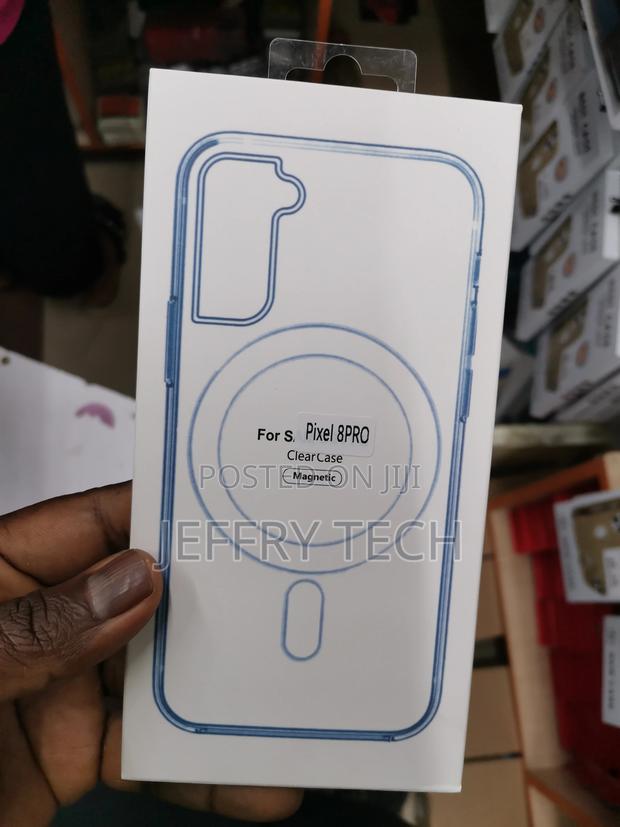 Welfo Back Cover for Google Pixel 8 Pro (Transparent, Silico - main view