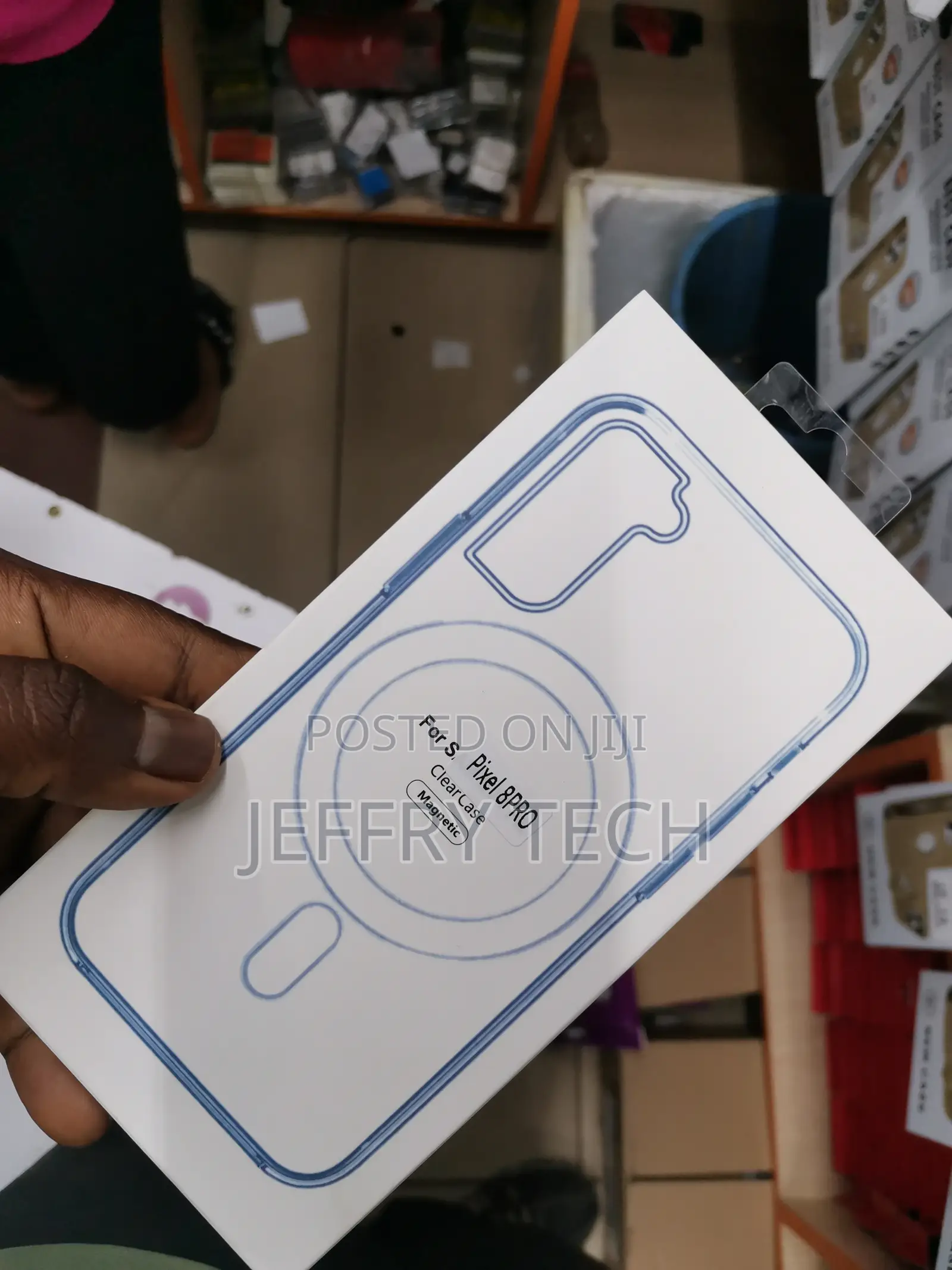 Welfo Back Cover for Google Pixel 8 Pro (Transparent, Silico