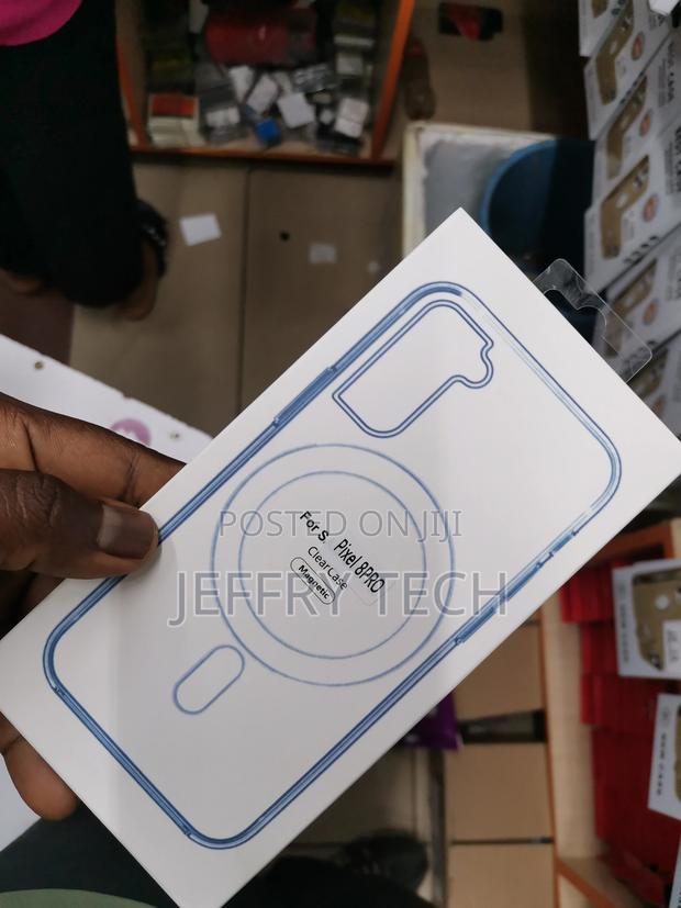 Welfo Back Cover for Google Pixel 8 Pro (Transparent, Silico - thumbnail 3