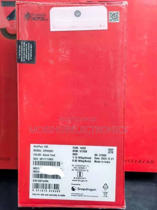 New OnePlus 13R 512 GB Black - thumbnail 2