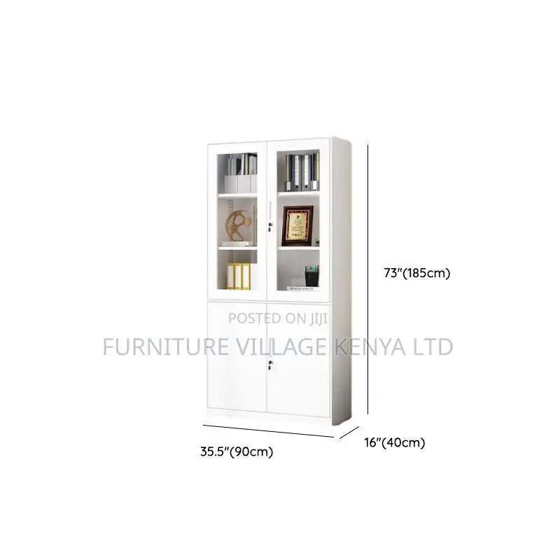 Modish Steel Office Console Cabinet, Rust Resistant