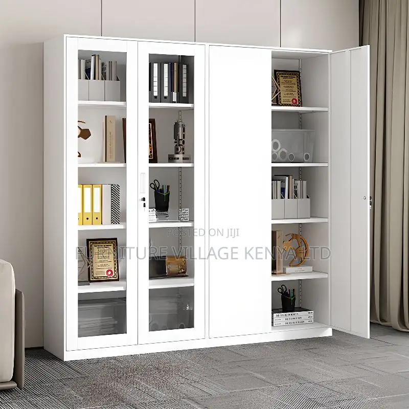 Modish Steel Office Console Cabinet, Rust Resistant