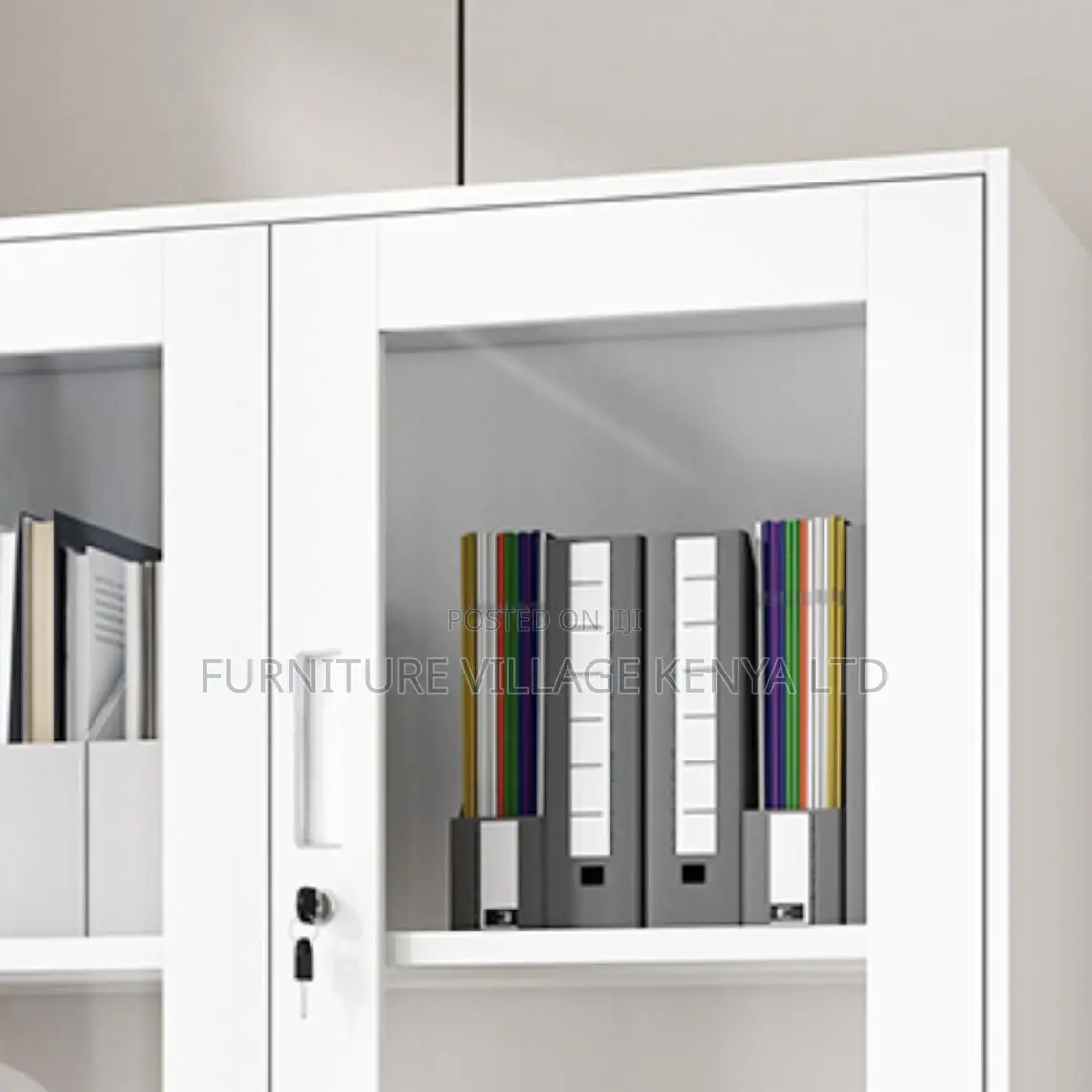 Modish Steel Office Console Cabinet, Rust Resistant