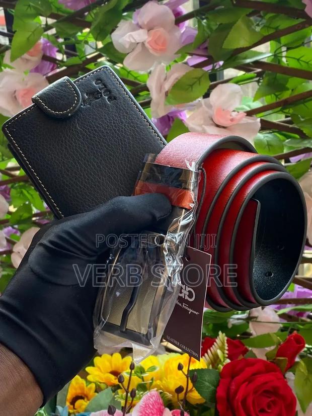 Genuine Leather Belt and Wallet Combo - thumbnail 5