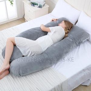 Comfortable Maternity and Labour Cotton U-Shaped Pregnancy Pillow - thumbnail 2