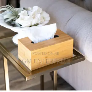 *Bamboo Tissue Box Holder