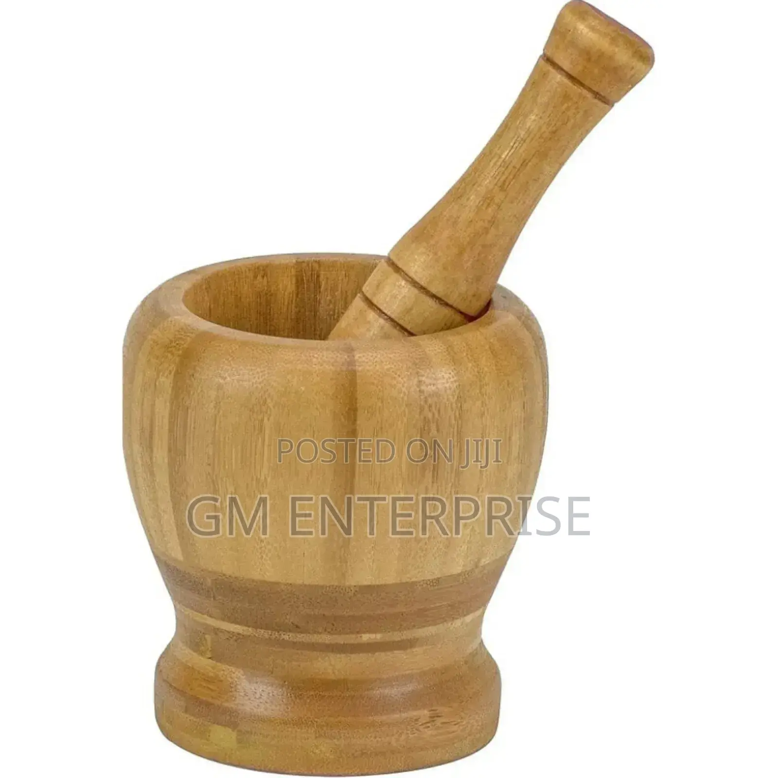 Premium Bomboo Pestle and Mortar