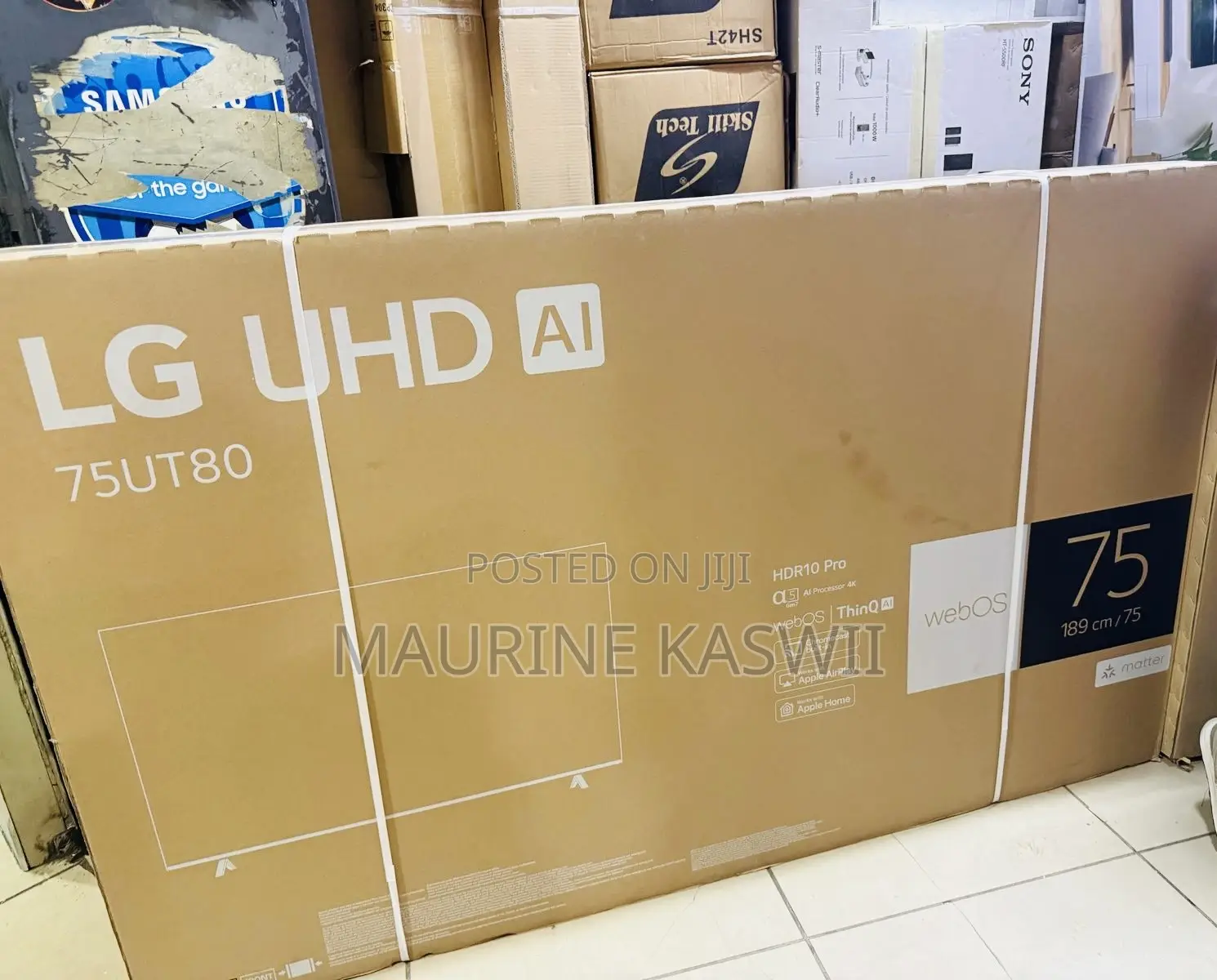 Lg 75" 75ut80006lb Uhd Ai Ut80