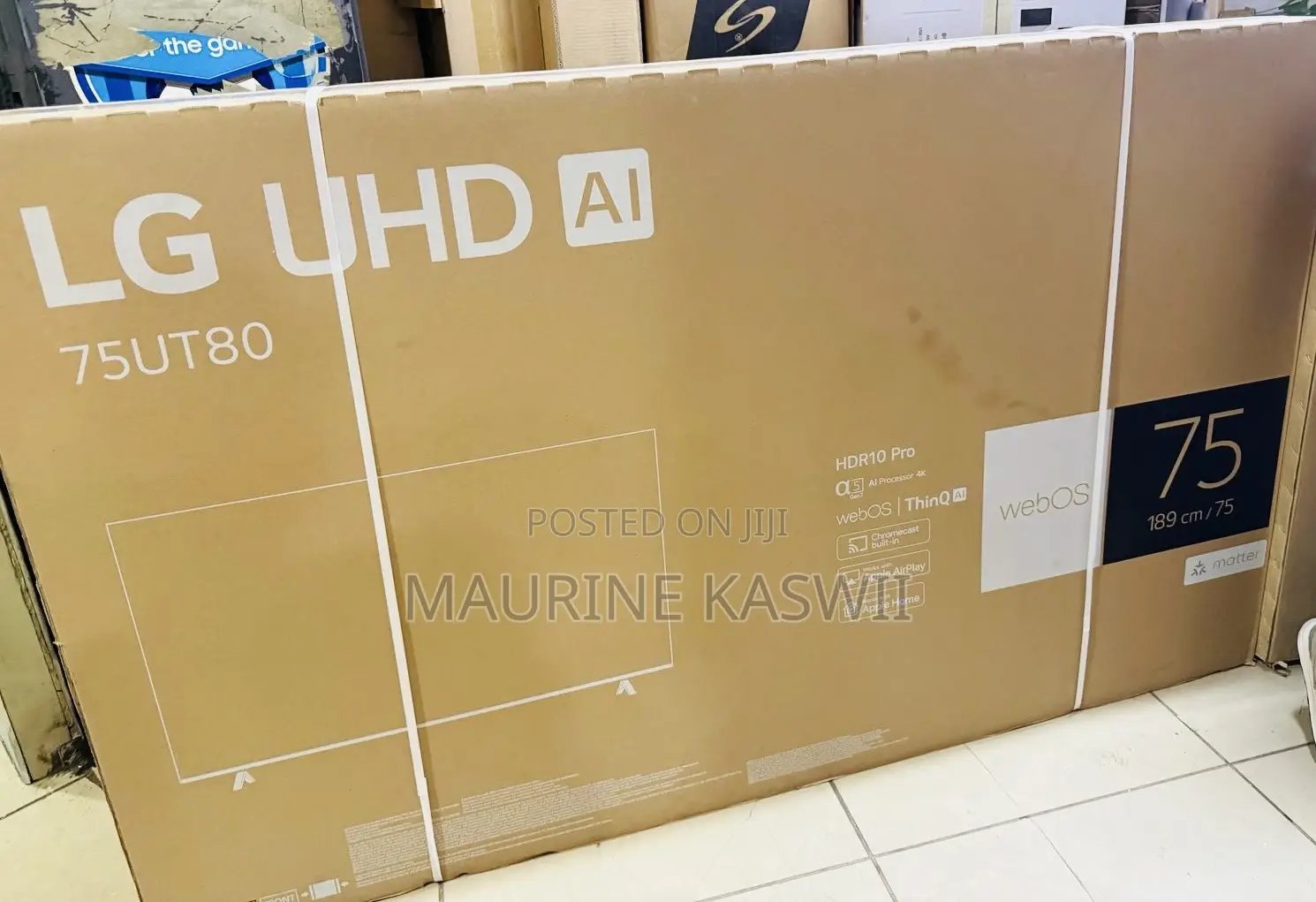 Lg 75" 75ut80006lb Uhd Ai Ut80