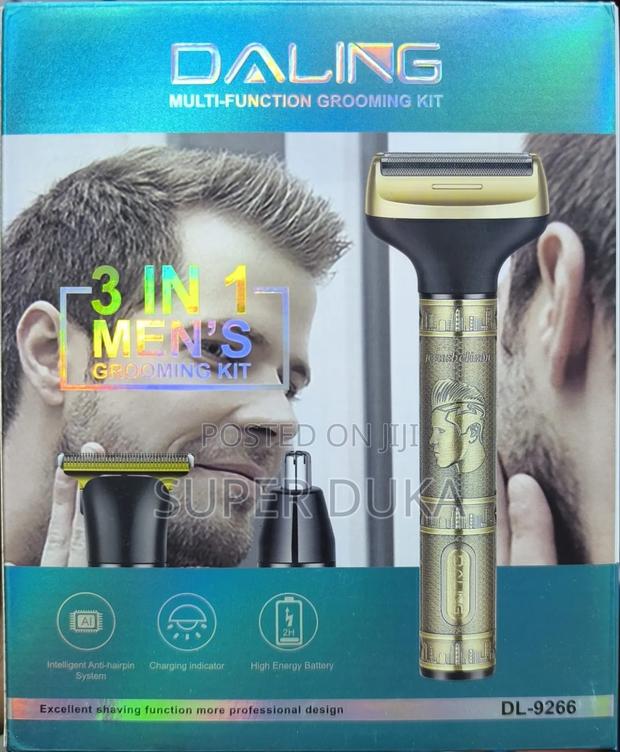 Hair Clipper.Nose Trimmer.Rechargeable 3 in 1 Grooming Kit.