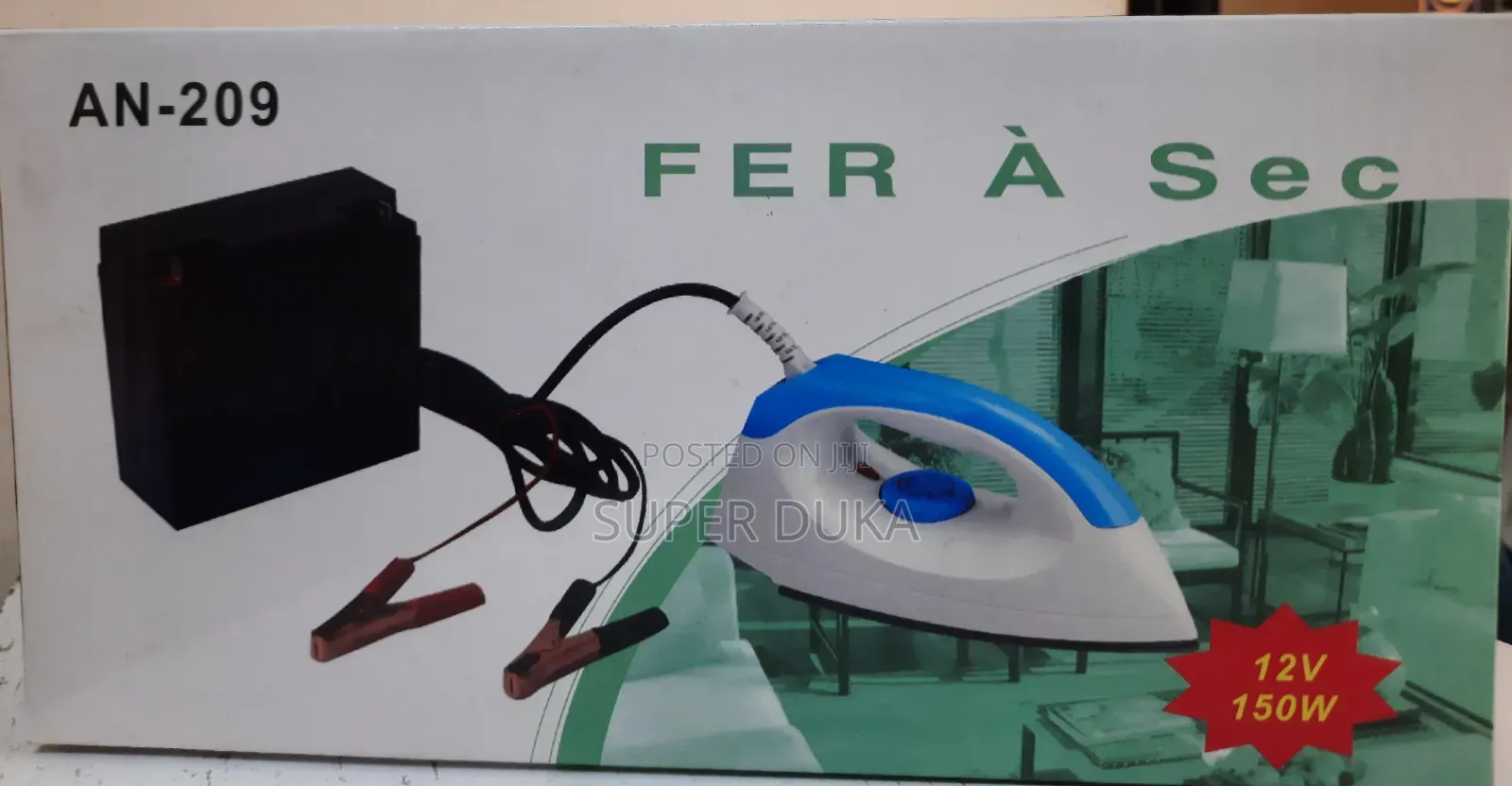 Solar/Battery 12v Dc Iron Box.Energy Saver an 209