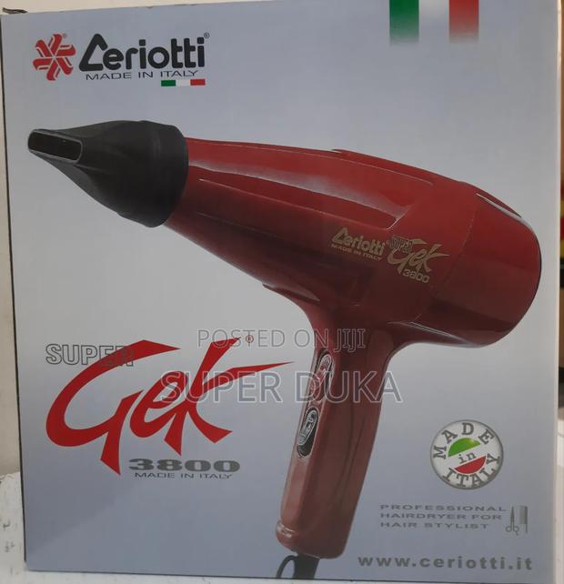 Original Ceriotti.Super Gek 3800 Made in Italy Blow Dryer