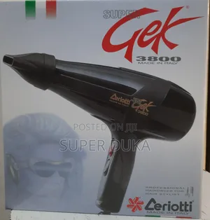 Hair Blow Dry.Gek Ceriotti 3800.2 Speed.4 Temperature.