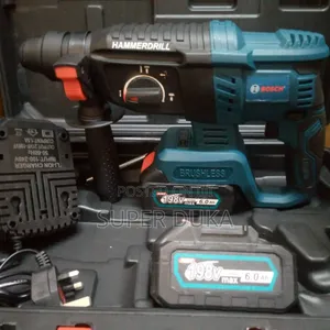 Hammer Drill.Rechargeable 198v 2 Batteries Heavy Duty Bosch.