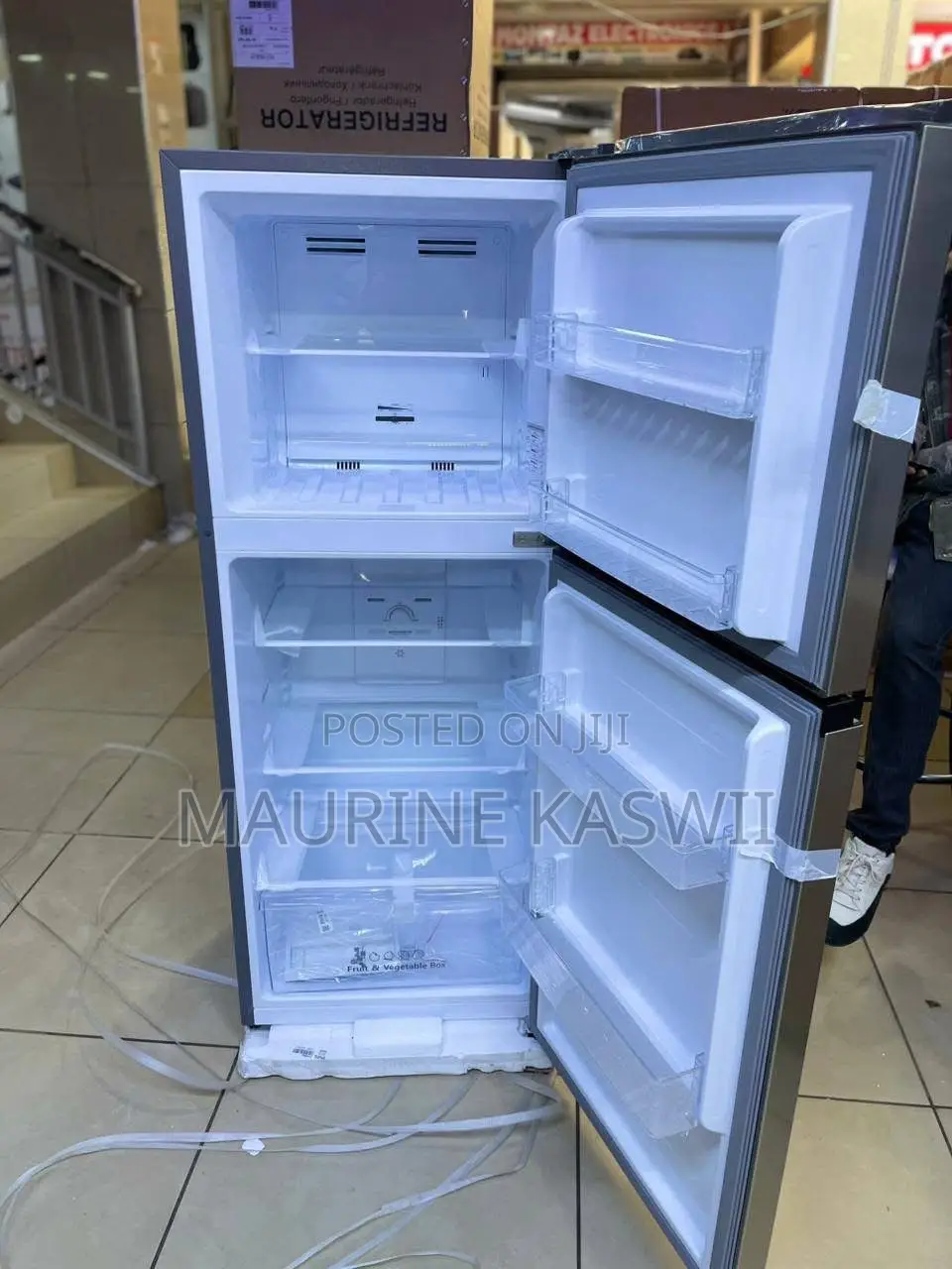 Hisense No Frost 203liters Refrigerator Double Door