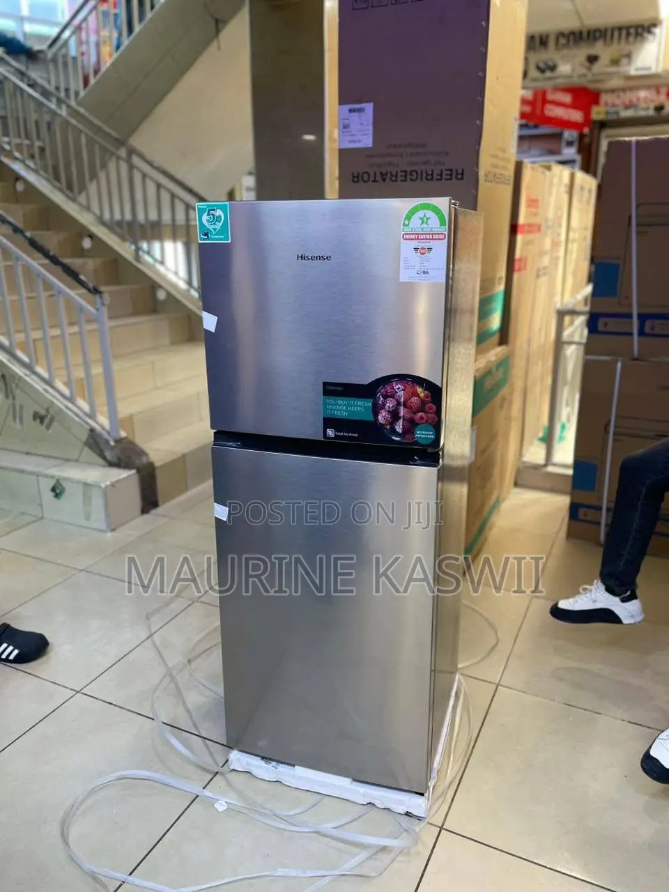 Hisense No Frost 203liters Refrigerator Double Door