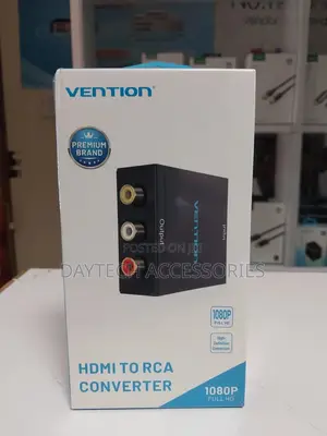 Vention Hdmi-Rca Converter 720/1080p Black Hdmi to Av