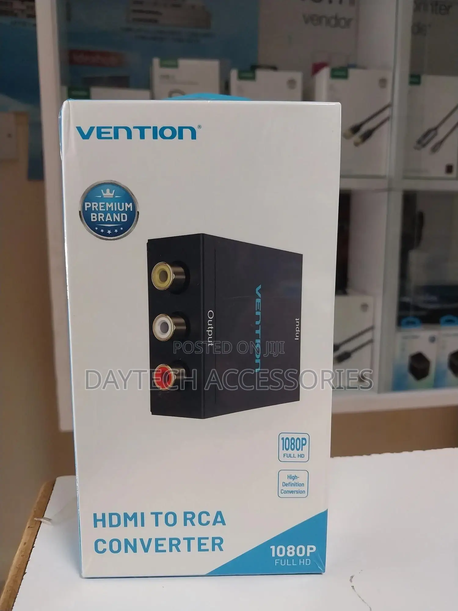 Vention Aeeb0 Hdmi to Rca Converter (Black Metal Type)