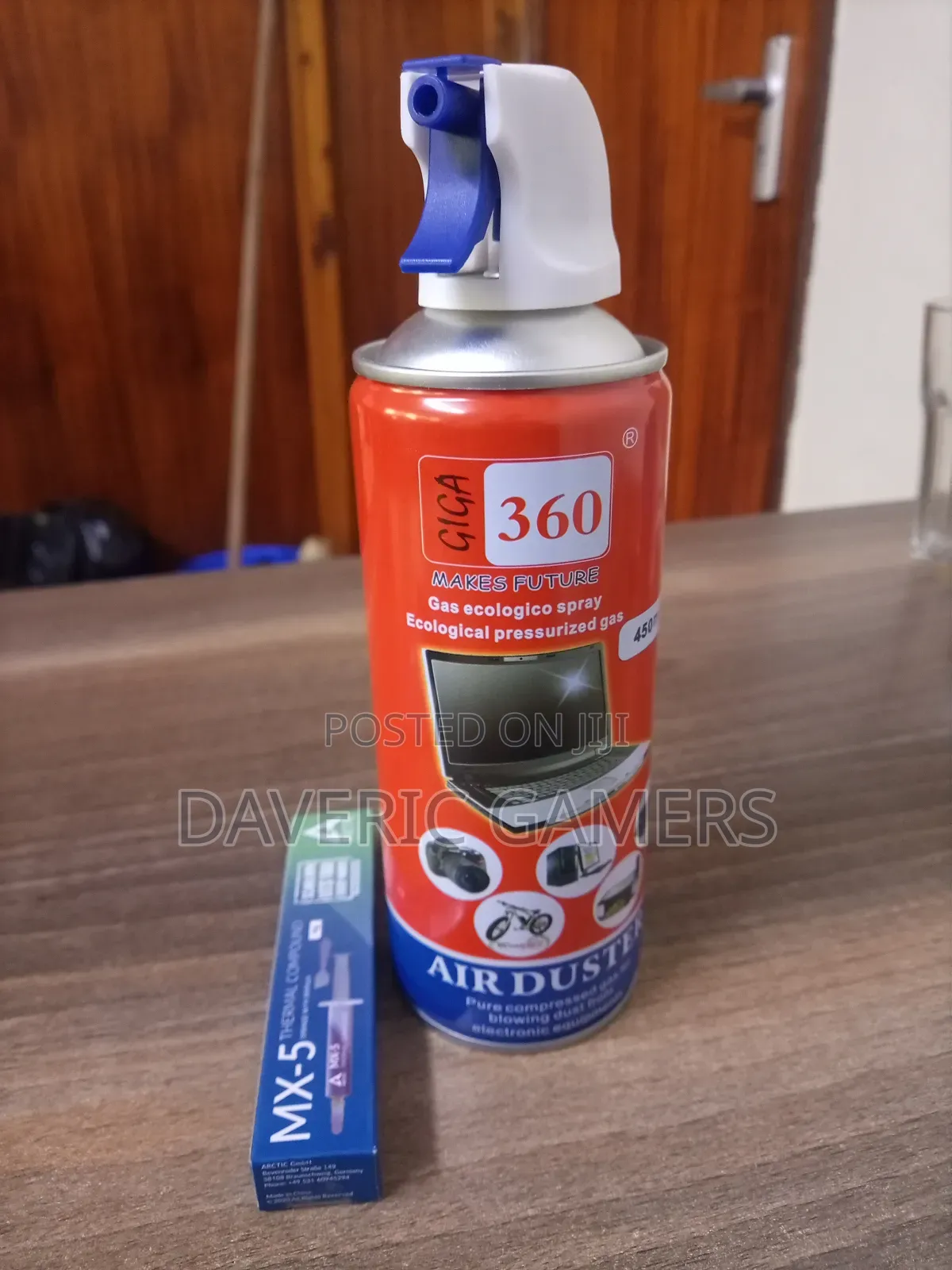 Compressed Air Can And Arctic Mx5 Compound
