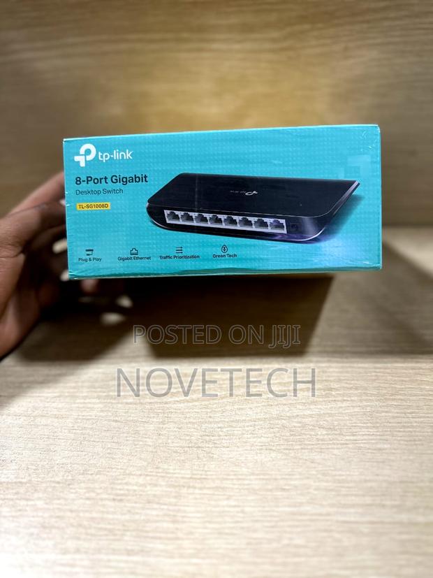 Tp-Link Tl-Sg108 8-Port Gigabit Ethernet Network Switch