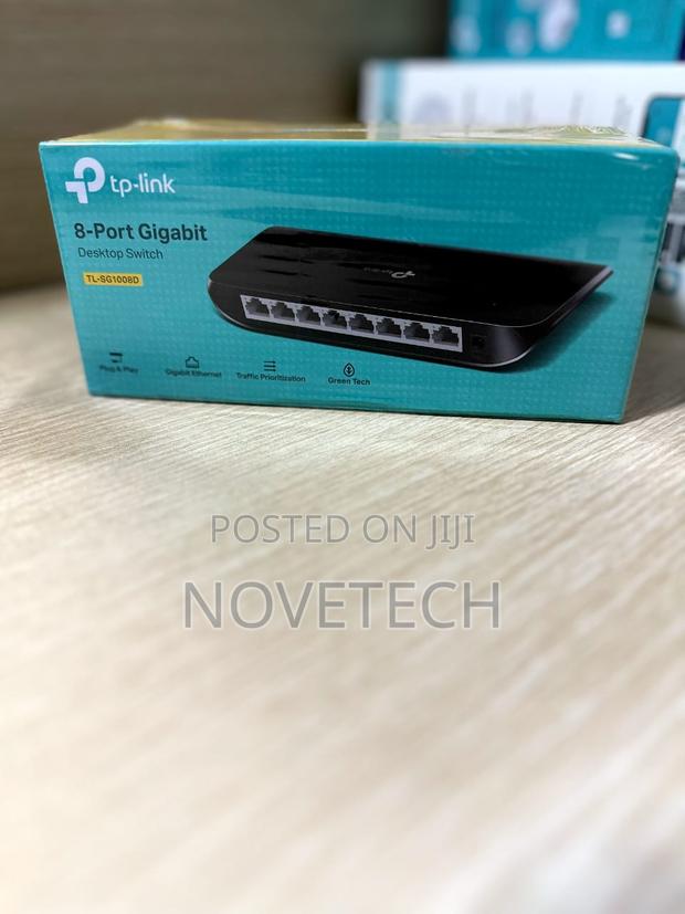 Tp-Link Tl-Sg108 8-Port Gigabit Ethernet Network Switch - thumbnail 2