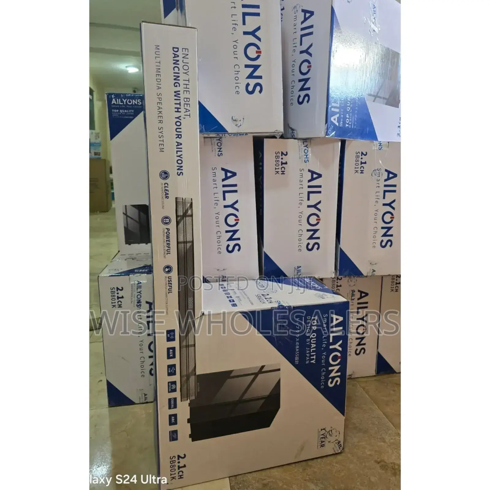 2.1ch Sb801k Ailyons Big Soundbar