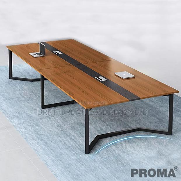 Rectangular 10 Seater Conference Meeting Room Table - thumbnail 4