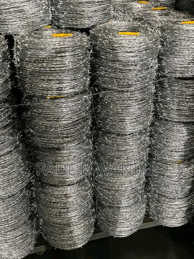 Galvanized Barbed Wire - main view