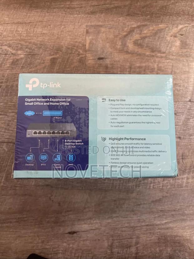 Tp-Link Tl-Sg108 8-Port Gigabit Desktop Switch 1000mbps - thumbnail 2