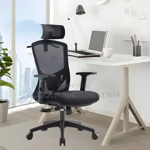 Office Chairs:Rotatable Black Mesh Desk Chair With Wheels