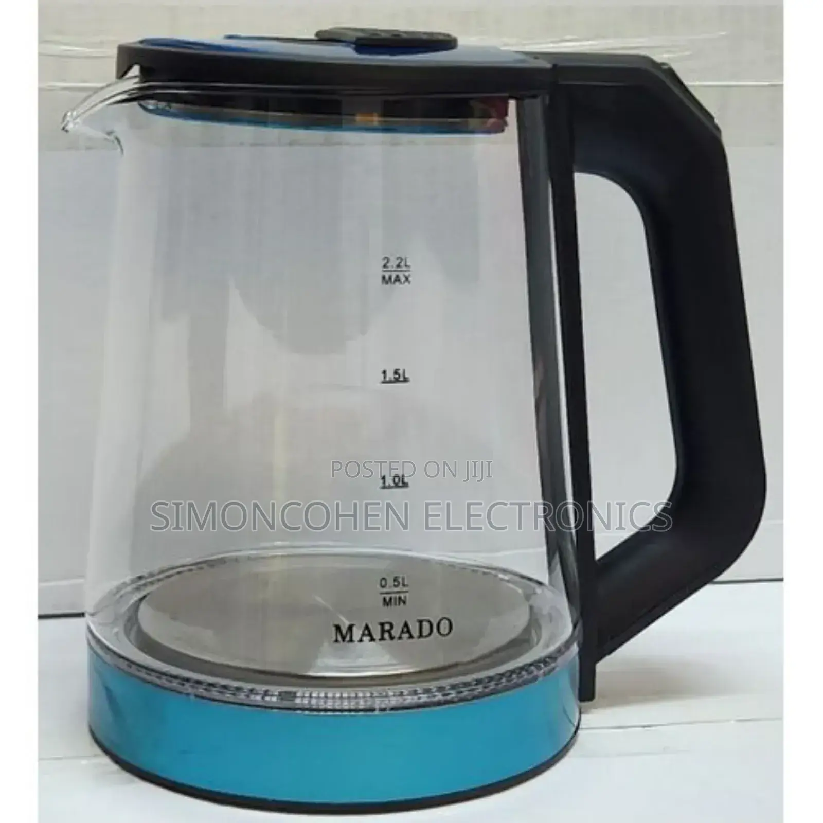 2.2ltr Marado Illuminating Automatic Glass Kettle