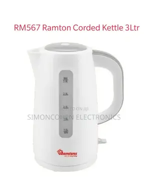 Ramtons Electric Corded Kettle 3ltrs