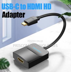 Vention Type-C to Hdmi Adapter 0.15m Black Abs Type - thumbnail 2