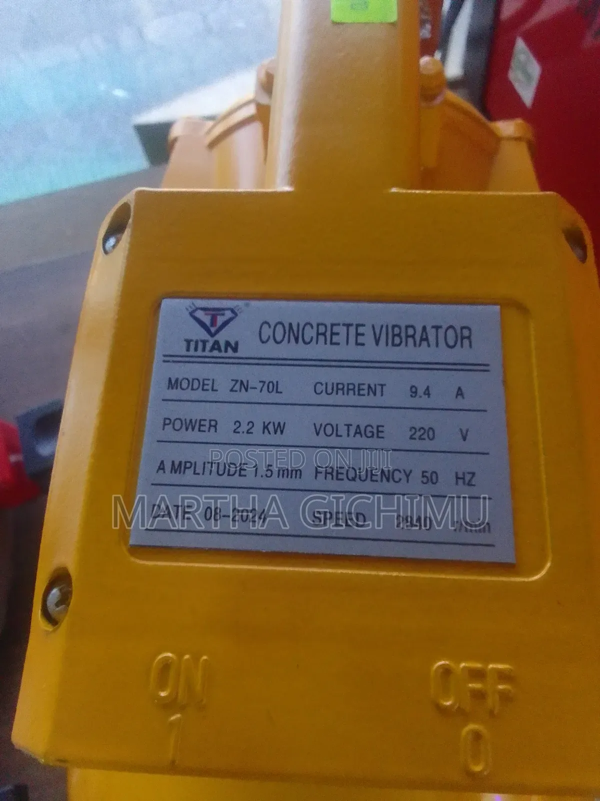 Electric Concrete Vibrator