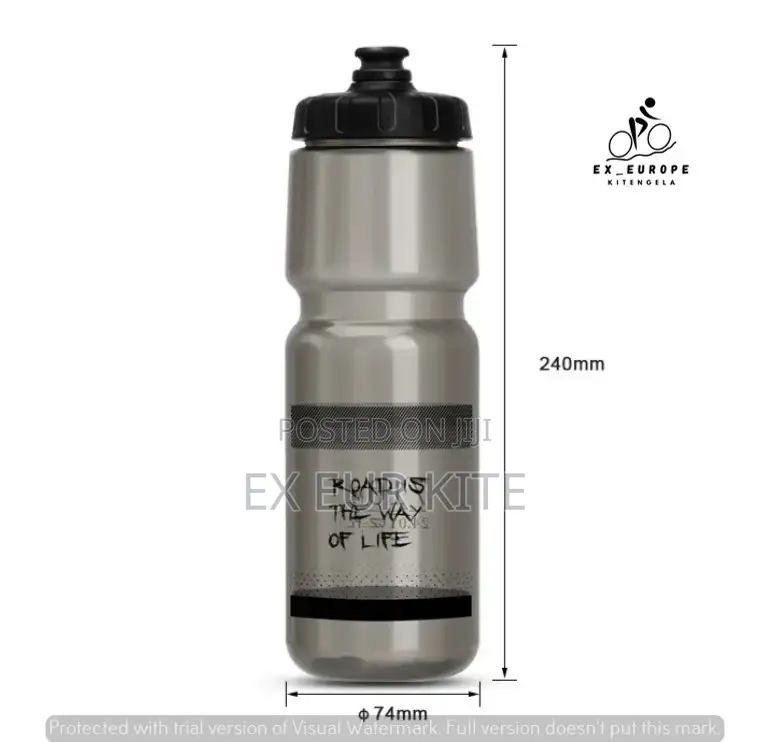 Bicycle Water Bottle Transparent