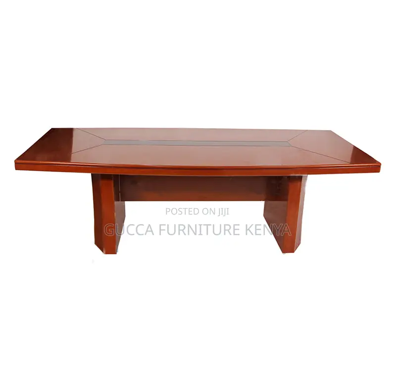 Boardroom Tables: Rectangular Red Mahogany Meeting Table