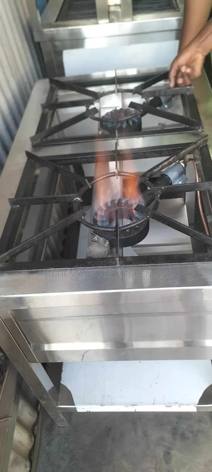 All Stainless Steel 2 Burner Stove