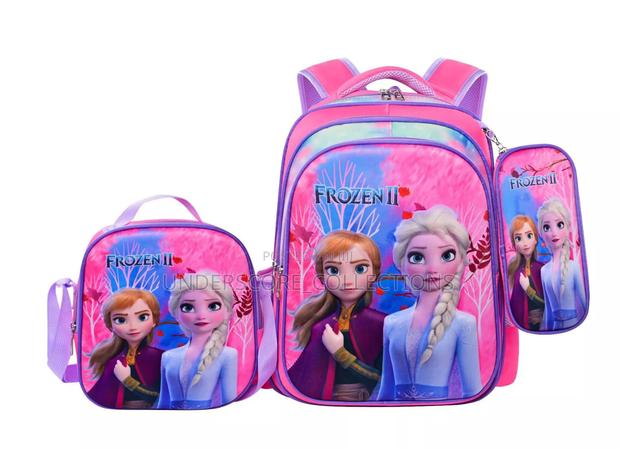 3 in 1 Frozen Cartoon Themed Backpack - main view