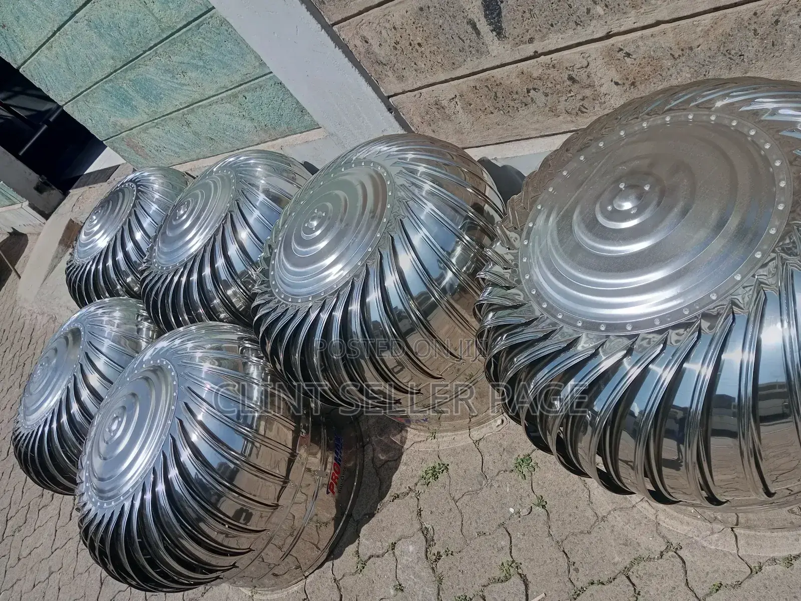 Air Dome Vent Cyclone Ventilators.