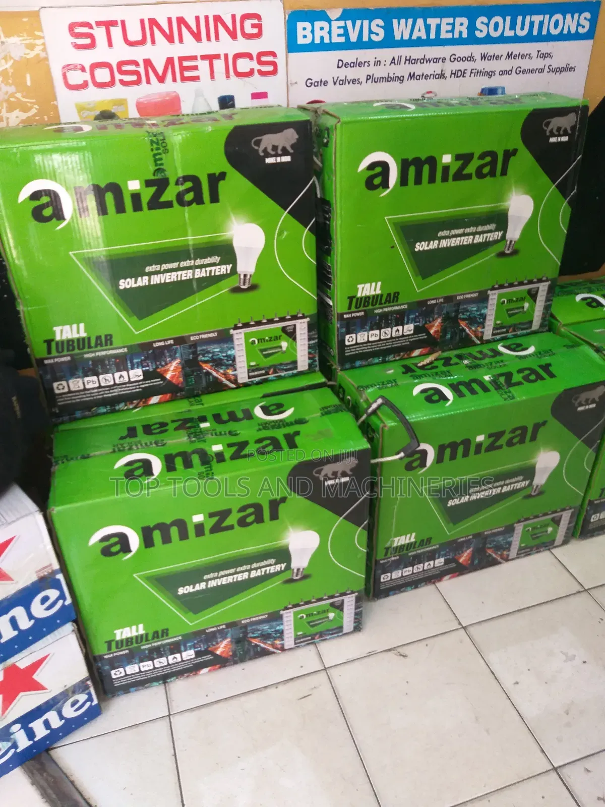Amizar 12v200ah/20hrs Heavy Duty Tall Tubular Solar Battery