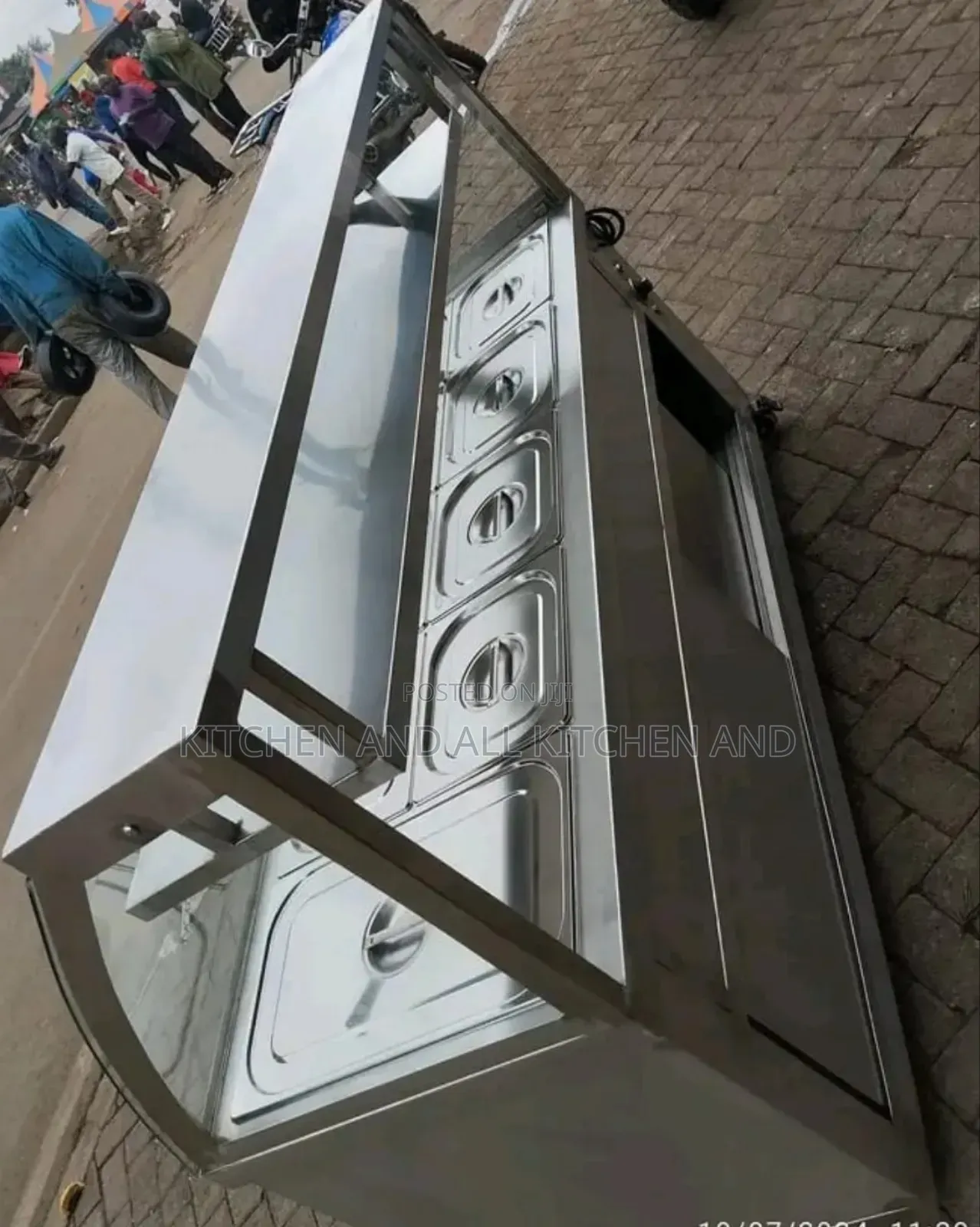 New Stainless Steel Food Warmer Display