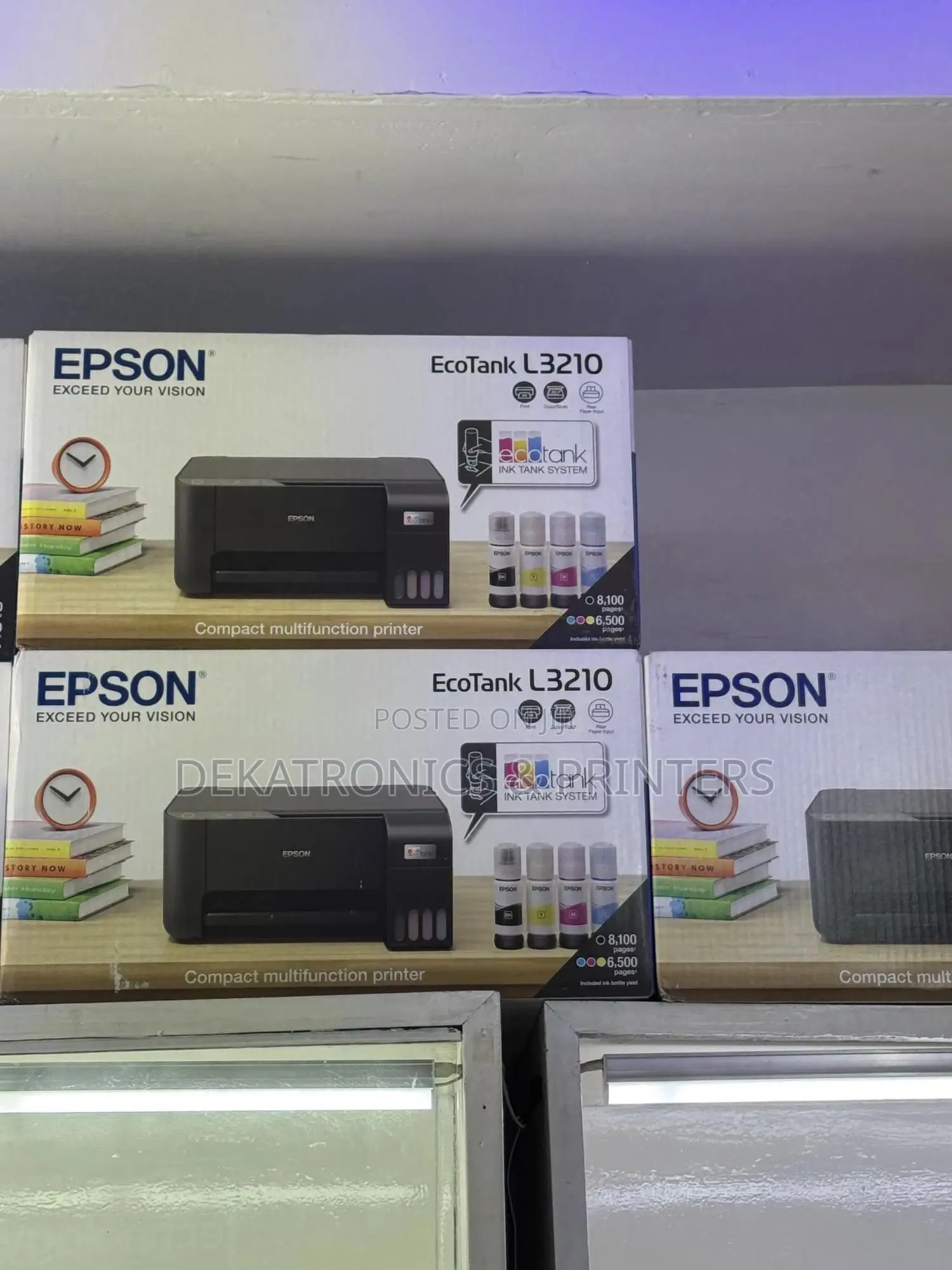 Edible Printer Epson L3210 A4 Size 3 in 1 Inkjet Printer
